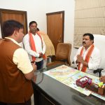 उपमुख्यमंत्री  विजय शर्मा ने बीजेपी कार्यालय में सुनी लोगों की समस्याएं…