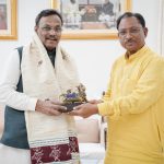 भाजपा के राष्ट्रीय महासचिव विनोद तावड़े ने मुख्यमंत्री विष्णु देव साय से की सौजन्य मुलाकात