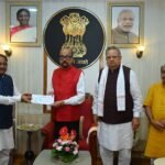 मुख्यमंत्री  विष्णु देव साय ने राज्यपाल  रमेन डेका से की सौजन्य भेंट