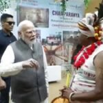 प्रधानमंत्री  नरेन्द्र मोदी ने छत्तीसगढ़ के स्टाल की सराहना की